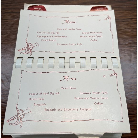 Cyrano de Casserole Cookbook Fragrant Casserole Recipes By Ruth Chier Rosen 1955 - Picture 3 of 8